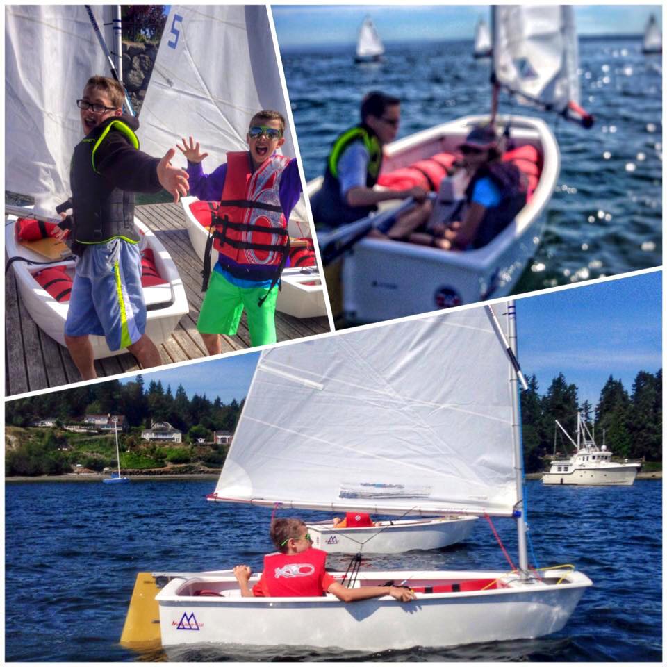 Kids Learning to Sail